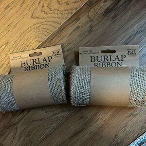Burlap Ribbon